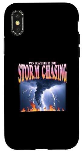 I'd Rather Be Storm Chasing Weather Meteorologe Tornado Hülle für iPhone X/XS I'd Rather Be Storm Chasing Weather Meteorologe Tornado Hülle für iPhone X/XS von Weather Meteorologist Apparel Co.