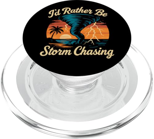 I'd Rather Be Storm Chasing Weather Meteorologe Tornado PopSockets PopGrip für MagSafe I'd Rather Be Storm Chasing Weather Meteorologe Tornado PopSockets PopGrip für MagSafe von Weather Meteorologist Apparel Co.