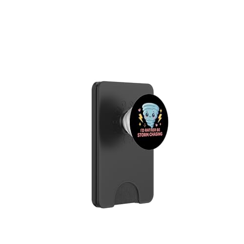 I'd Rather Be Storm Chasing Weather Meteorologe Tornado PopSockets PopWallet für MagSafe I'd Rather Be Storm Chasing Weather Meteorologe Tornado PopSockets PopWallet für MagSafe von Weather Meteorologist Apparel Co.