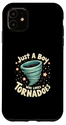 Just A Boy Who Loves Tornadoes Storm Meteorologe Tornado Hülle für iPhone 11 Just A Boy Who Loves Tornadoes Storm Meteorologe Tornado Hülle für iPhone 11 von Weather Meteorologist Apparel Co.