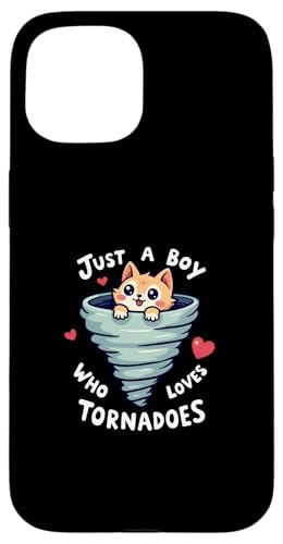 Just A Boy Who Loves Tornadoes Storm Meteorologe Tornado Hülle für iPhone 15 Just A Boy Who Loves Tornadoes Storm Meteorologe Tornado Hülle für iPhone 15 von Weather Meteorologist Apparel Co.