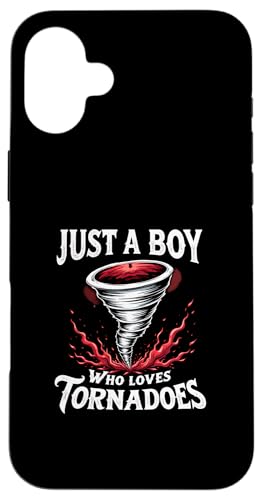 Just A Boy Who Loves Tornadoes Storm Meteorologe Tornado Hülle für iPhone 16 Plus Just A Boy Who Loves Tornadoes Storm Meteorologe Tornado Hülle für iPhone 16 Plus von Weather Meteorologist Apparel Co.