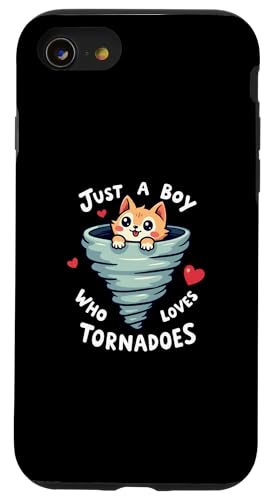 Just A Boy Who Loves Tornadoes Storm Meteorologe Tornado Hülle für iPhone SE (2020) / 7 / 8 von Weather Meteorologist Apparel Co.