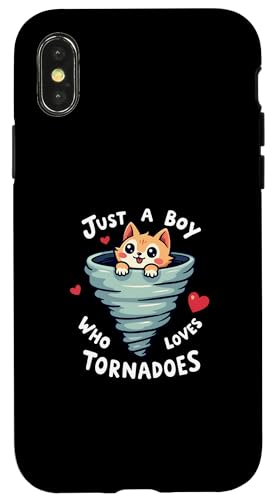 Just A Boy Who Loves Tornadoes Storm Meteorologe Tornado Hülle für iPhone X/XS Just A Boy Who Loves Tornadoes Storm Meteorologe Tornado Hülle für iPhone X/XS von Weather Meteorologist Apparel Co.