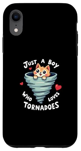 Just A Boy Who Loves Tornadoes Storm Meteorologe Tornado Hülle für iPhone XR Just A Boy Who Loves Tornadoes Storm Meteorologe Tornado Hülle für iPhone XR von Weather Meteorologist Apparel Co.