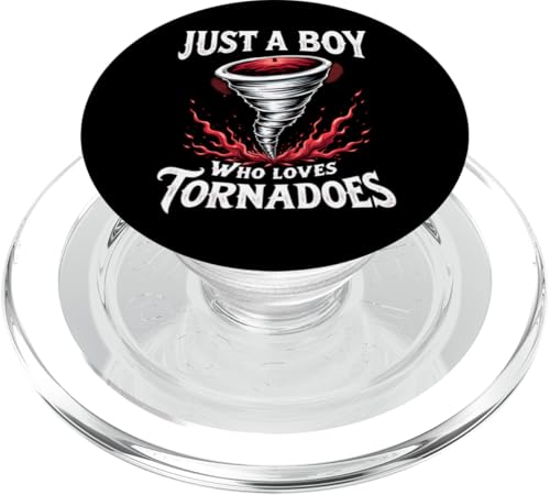 Just A Boy Who Loves Tornadoes Storm Meteorologe Tornado PopSockets PopGrip für MagSafe Just A Boy Who Loves Tornadoes Storm Meteorologe Tornado PopSockets PopGrip für MagSafe von Weather Meteorologist Apparel Co.