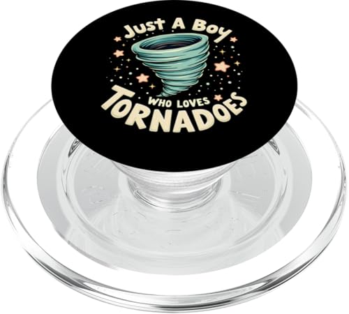 Just A Boy Who Loves Tornadoes Storm Meteorologe Tornado PopSockets PopGrip für MagSafe Just A Boy Who Loves Tornadoes Storm Meteorologe Tornado PopSockets PopGrip für MagSafe von Weather Meteorologist Apparel Co.