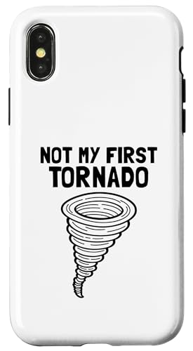 Not My First Tornado Sturmwetter Meteorologe Tornado Hülle für iPhone X/XS Not My First Tornado Sturmwetter Meteorologe Tornado Hülle für iPhone X/XS von Weather Meteorologist Apparel Co.