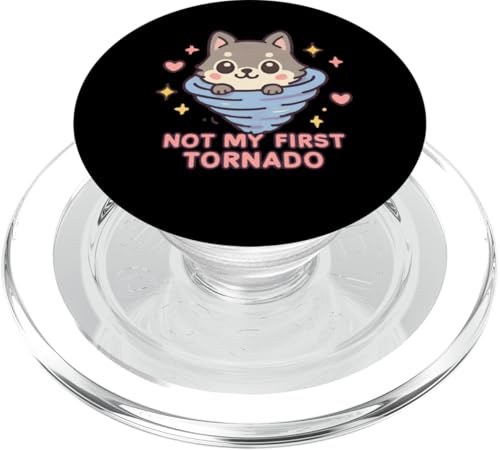 Not My First Tornado Sturmwetter Meteorologe Tornado PopSockets PopGrip für MagSafe Not My First Tornado Sturmwetter Meteorologe Tornado PopSockets PopGrip für MagSafe von Weather Meteorologist Apparel Co.