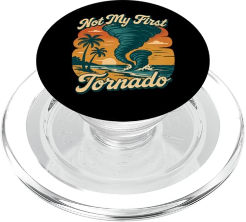 Not My First Tornado Sturmwetter Meteorologe Tornado PopSockets PopGrip für MagSafe Not My First Tornado Sturmwetter Meteorologe Tornado PopSockets PopGrip für MagSafe von Weather Meteorologist Apparel Co.