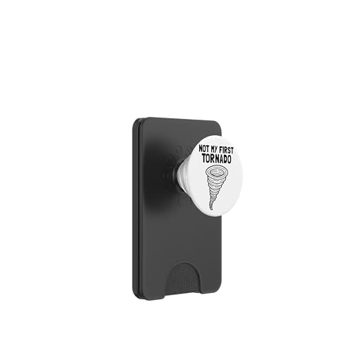 Not My First Tornado Sturmwetter Meteorologe Tornado PopSockets PopWallet für MagSafe Not My First Tornado Sturmwetter Meteorologe Tornado PopSockets PopWallet für MagSafe von Weather Meteorologist Apparel Co.