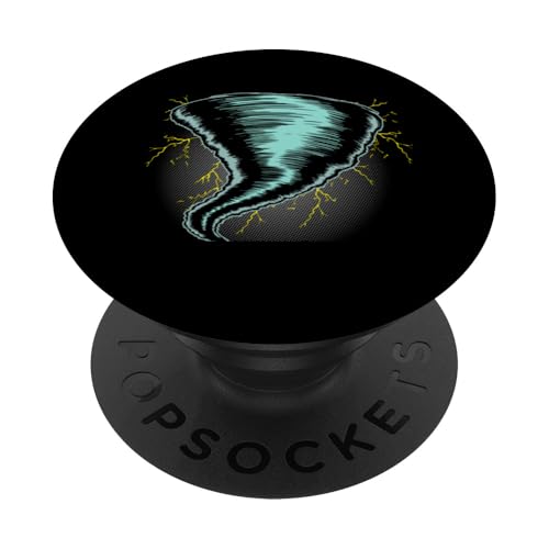 Tornado Storm Chaser Wetter Meteorologe Tornado PopSockets Klebender PopGrip von Weather Meteorologist Apparel Co.