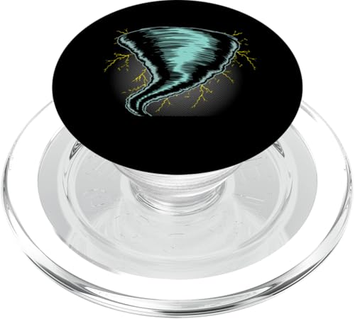 Tornado Storm Chaser Wetter Meteorologe Tornado PopSockets PopGrip für MagSafe Tornado Storm Chaser Wetter Meteorologe Tornado PopSockets PopGrip für MagSafe von Weather Meteorologist Apparel Co.