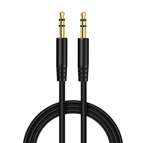 3.5mm Aux Kabel - 4.9ft/1.5M-3.5mm Male Stereo Stecker auf Stecker Audio Kabel - Auxiliary für Auto, Kopfhörer, iPhone, iPad, Samsung, MP3 Player, Smartphone, Tablet, Home Stereos, Laptop - Schwarz 3.5mm Aux Kabel - 4.9ft/1.5M-3.5mm Male Stereo Stecker auf Stecker Audio Kabel - Auxiliary für Auto, Kopfhörer, iPhone, iPad, Samsung, MP3 Player, Smartphone, Tablet, Home Stereos, Laptop - Schwarz von Weatwo