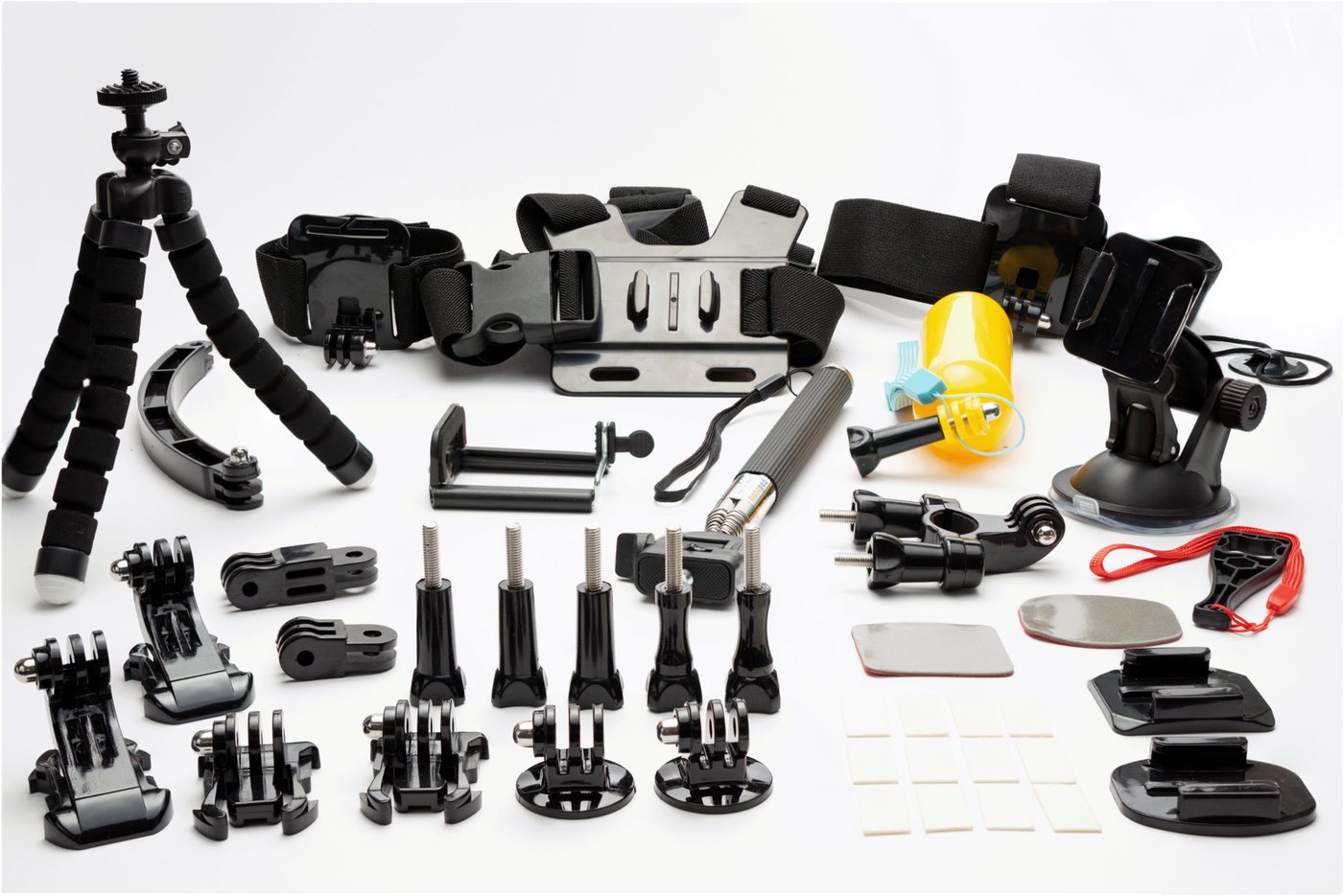 WebDigital Kamerazubehör-Set 50 in 1 Action Kamera Zubehör Set, kompatibel mit Gopro und mehr, (50 tlg) von WebDigital