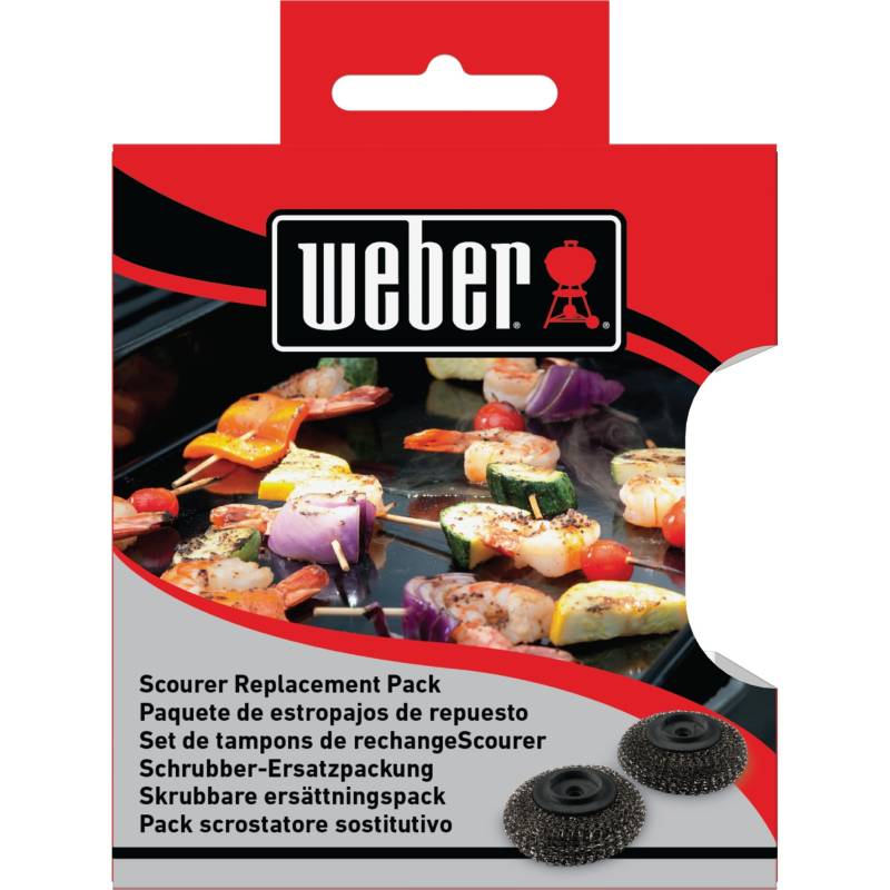Ersatzköpfe 6210, für Plancha-Spülbürste, Grill-Reinigungsbürste von Weber