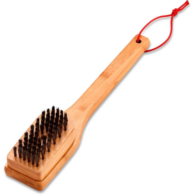 Grillbürste mit Bambus-Griff, 30cm, Grill-Reinigungsbürste von Weber
