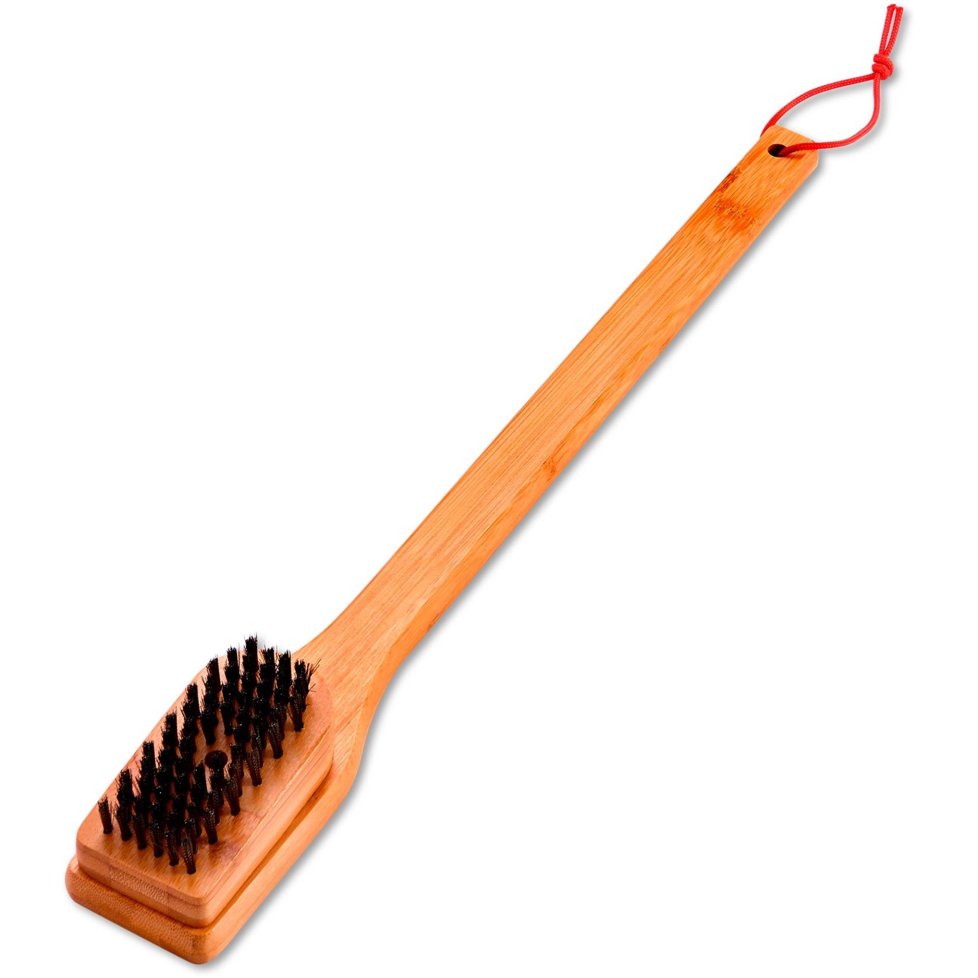 Grillbürste mit Bambus-Griff, 46cm, Grill-Reinigungsbürste von Weber