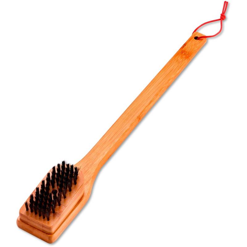 Grillbürste mit Bambus-Griff, 46cm, Grill-Reinigungsbürste von Weber