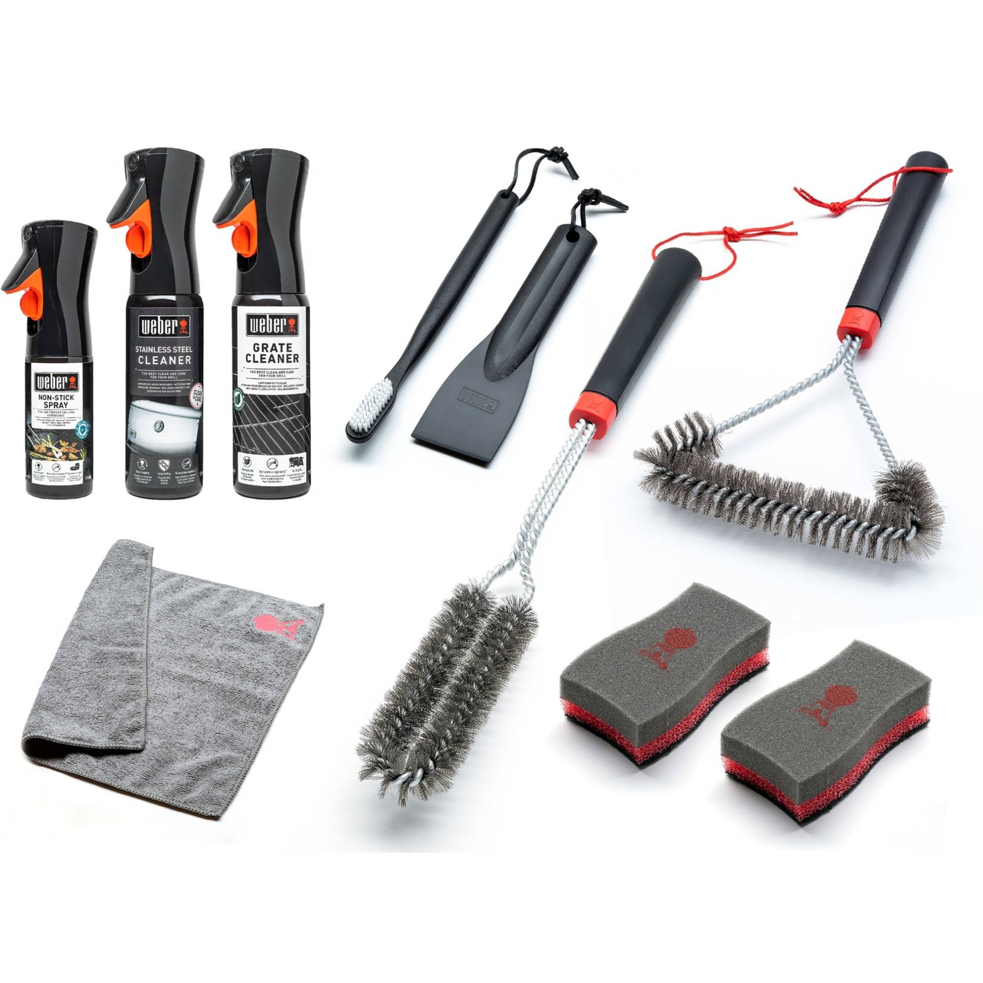 Reinigungs-Set für Edelstahl-Gasgrills, Reinigungsmittel Reinigungs-Set für Edelstahl-Gasgrills, Reinigungsmittel von Weber