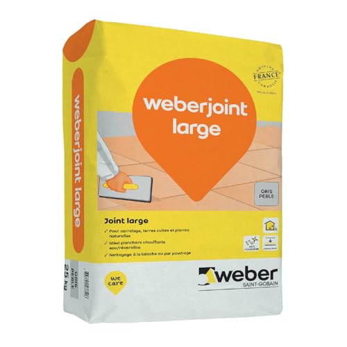 Weber Weberdichtung breit perlgrau 25 kg für Fliesen Fußbodenheizungen - Weber von Weber