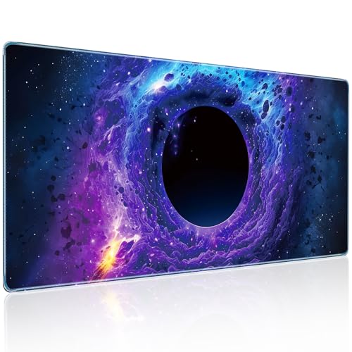 Mysterious Black Hole Cool Technology Style Gaming-Mauspad, überlegener, glatter Stoff und rutschfeste Unterseite für hervorragende Manövrierfähigkeit und maximale Stabilität, 80 x 30 cm großes Mysterious Black Hole Cool Technology Style Gaming-Mauspad, überlegener, glatter Stoff und rutschfeste Unterseite für hervorragende Manövrierfähigkeit und maximale Stabilität, 80 x 30 cm großes von Wecool