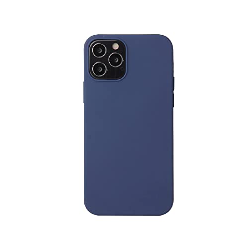 WeddHuis iPhone 14 Pro 6.1" Silikonhülle - Flüssiges Silikon-Case in Blau, ultra-dünn für vollen Schutz - Kompatibel mit iPhone 12 - Pro - Cover inklusive von WeddHuis