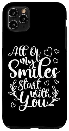 Hochzeitsbraut: All mein Lächeln beginnt mit dir Hülle für iPhone 11 Pro Max Hochzeitsbraut: All mein Lächeln beginnt mit dir Hülle für iPhone 11 Pro Max von Wedding Bride Designs For Bridal Shower