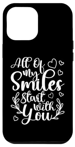 Hochzeitsbraut: All mein Lächeln beginnt mit dir Hülle für iPhone 12 Pro Max von Wedding Bride Designs For Bridal Shower