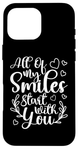 Hochzeitsbraut: All mein Lächeln beginnt mit dir Hülle für iPhone 16 Pro Max von Wedding Bride Designs For Bridal Shower