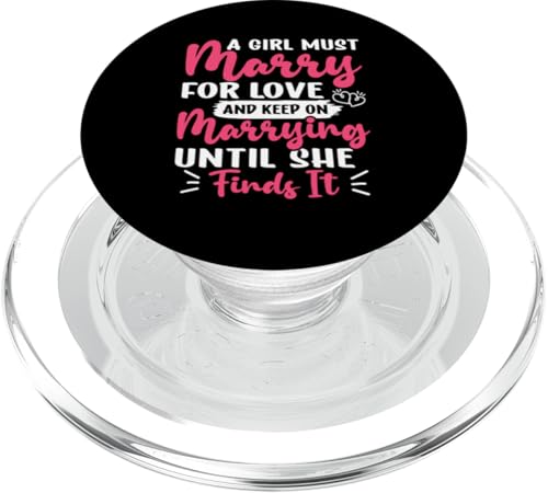 Hochzeitsbraut: Ein Mädchen muss aus Liebe heiraten PopSockets PopGrip für MagSafe Hochzeitsbraut: Ein Mädchen muss aus Liebe heiraten PopSockets PopGrip für MagSafe von Wedding Bride Designs For Bridal Shower
