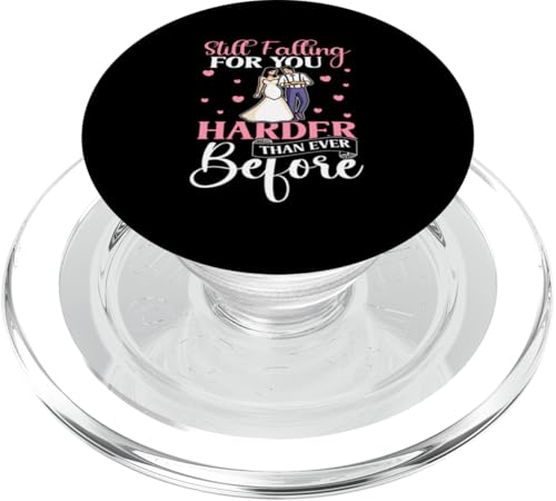 Hochzeitsbraut: Ich verliebe mich immer noch härter in dich als je zuvor PopSockets PopGrip für MagSafe Hochzeitsbraut: Ich verliebe mich immer noch härter in dich als je zuvor PopSockets PopGrip für MagSafe von Wedding Bride Designs For Bridal Shower