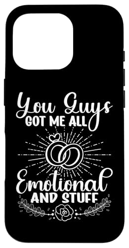 Hochzeitsbraut: Ihr habt mich emotional gemacht und so Hülle für iPhone 16 Pro Hochzeitsbraut: Ihr habt mich emotional gemacht und so Hülle für iPhone 16 Pro von Wedding Bride Designs For Bridal Shower