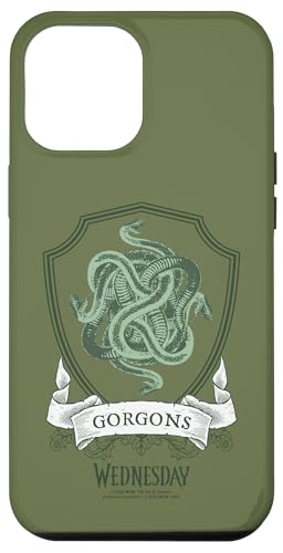 Wednesday Nevermore Academy Gorgons Emblem Hülle für iPhone 12 Pro Max von Wednesday