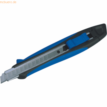 3 x Wedo Cutter 9mm blau/schwarz von Wedo