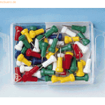 5 x Wedo Stossnadeln farblich sortiert VE=50 Stück 5 x Wedo Stossnadeln farblich sortiert VE=50 Stück von Wedo