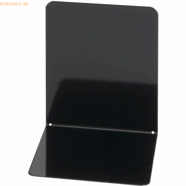 Wedo Buchstütze Metall breit 14x12x14 cm VE=2 Stück schwarz von Wedo