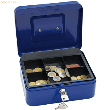 Wedo Geldkassette Gr. 2 20,0x16,0x9,0cm blau Wedo Geldkassette Gr. 2 20,0x16,0x9,0cm blau von Wedo