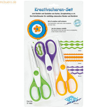 Wedo Kreativscheren-Set 16,0cm 3 Schnitte VE=3 Stück Wedo Kreativscheren-Set 16,0cm 3 Schnitte VE=3 Stück von Wedo