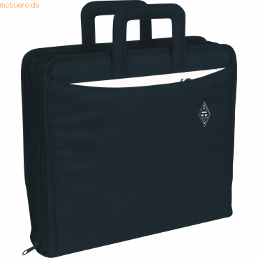 Wedo Ordnertasche A4 Polyester leer schwarz von Wedo