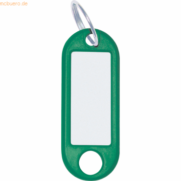Wedo Schlüsselanhänger mit Ring 18mm VE=10 Stück grün von Wedo