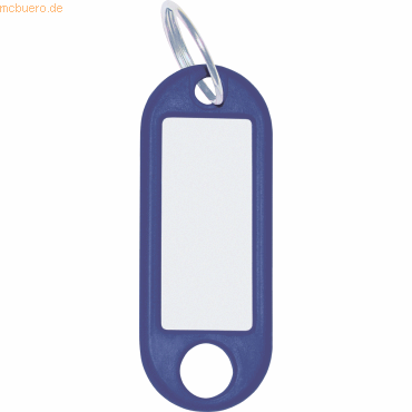 100 x Wedo Schlüsselanhänger mit Ring 18mm blau 100 x Wedo Schlüsselanhänger mit Ring 18mm blau von Wedo