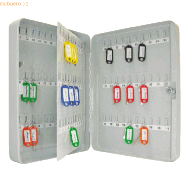 Wedo Schlüsselschrank 110 Haken lichtgrau Wedo Schlüsselschrank 110 Haken lichtgrau von Wedo