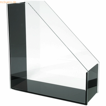 Wedo Stehsammler Exclusiv A4 Acryl glasklar schwarz Wedo Stehsammler Exclusiv A4 Acryl glasklar schwarz von Wedo