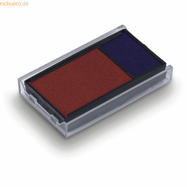 Wedo Stempel-Ersatzkissen 6/4912/2 blau/rot Wedo Stempel-Ersatzkissen 6/4912/2 blau/rot von Wedo