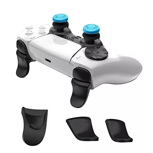 PS5-Controller-Erhöhungstaste 5 in 1 Set PS5-Gamecontroller-Erweiterungstaste PS5-Erhöhungstaste Cap Controller-Ersatztaste Blau von Wedorat