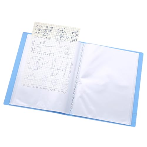 Weduspaty A5 Displayordner - Buchpräsentationsordner mit 60 klaren Taschen, 8.86x6,5 Zoll, Kunststoff, Modern, Blau, A5, 60 Taschen, 60 Blätter, 0.1 cm, 6.5 Zoll, 22.5 cm, Präsentationsordner Weduspaty A5 Displayordner - Buchpräsentationsordner mit 60 klaren Taschen, 8.86x6,5 Zoll, Kunststoff, Modern, Blau, A5, 60 Taschen, 60 Blätter, 0.1 cm, 6.5 Zoll, 22.5 cm, Präsentationsordner von Weduspaty