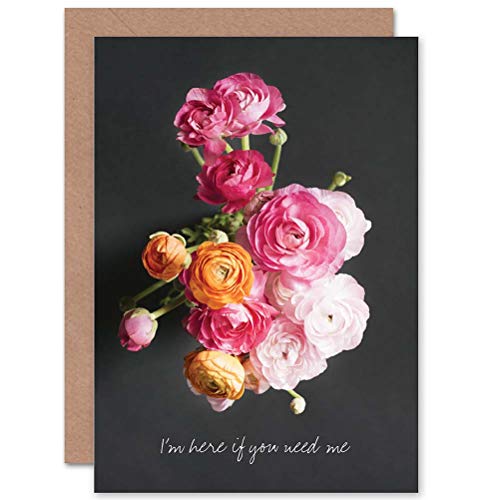 Wee Blue Coo CARD GREETING BEREAVED SYMPATHY ROSES FLOWERS von Wee Blue Coo