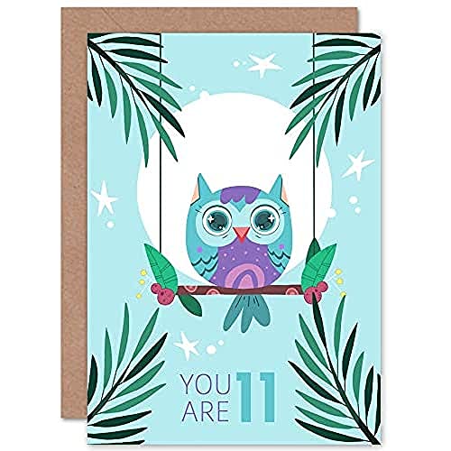 Wee Blue Coo Kawaii Eule Barsch Geburtstag Du Bist 11 11. Gruß Karte zum 11. Geburtstag Geburtstagskarte Wee Blue Coo Kawaii Eule Barsch Geburtstag Du Bist 11 11. Gruß Karte zum 11. Geburtstag Geburtstagskarte von Wee Blue Coo