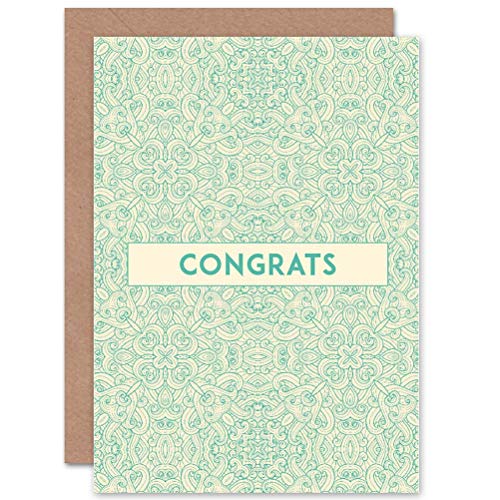 Wee Blue Coo OCCASION CONGRATULATIONS GRADUATE DRIVING ART GREETINGS GREETING CARD von Wee Blue Coo